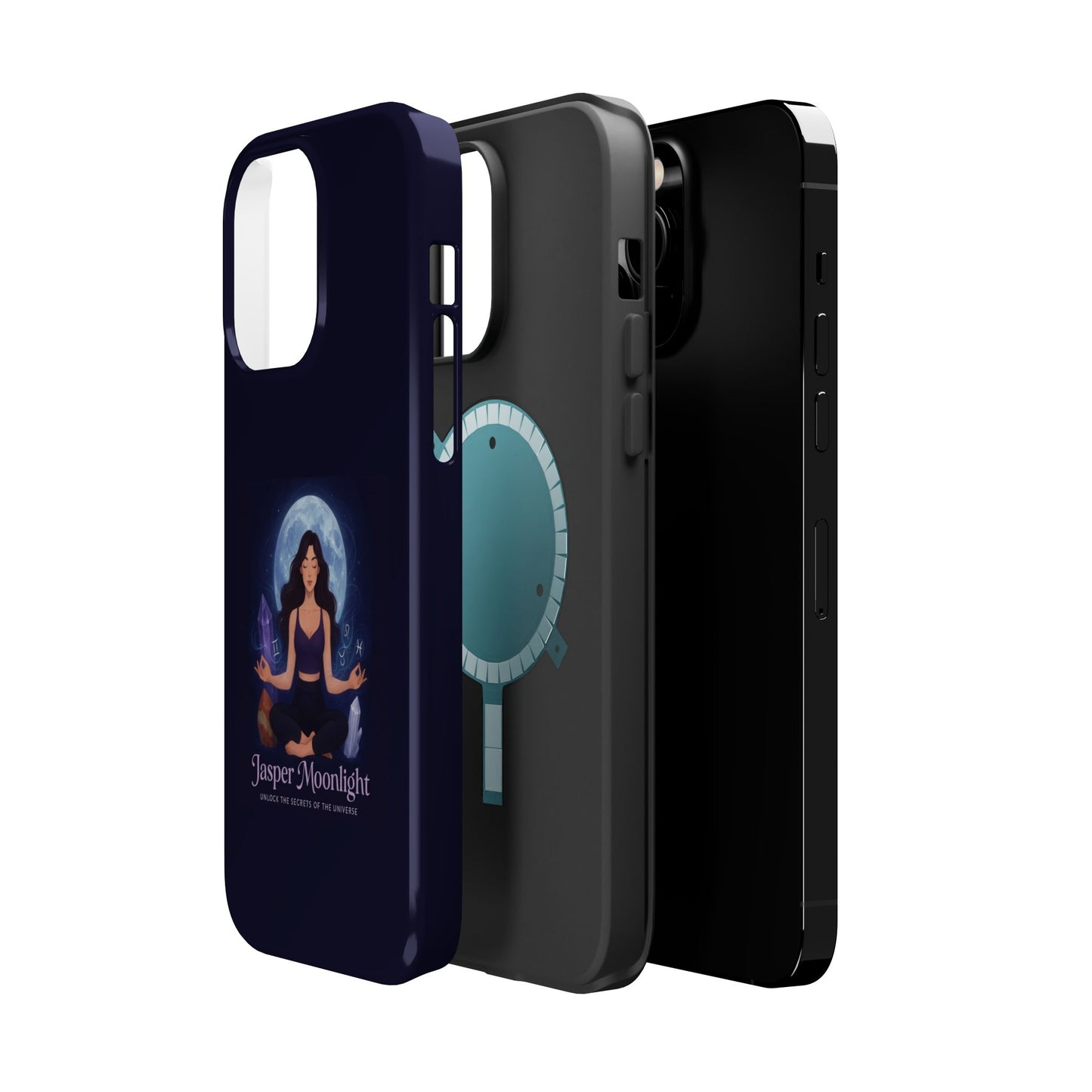 Moonlight Meditation Phone Case — Jasper Moonlight Spiritual Magnetic Impact-Resistant Case