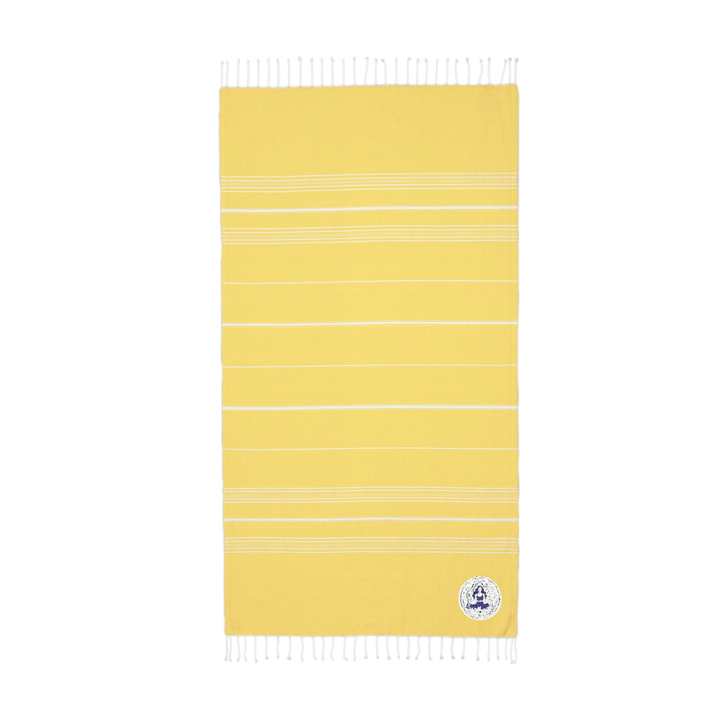 Embroidered Cali Striped Throw Blanket — Lightweight Fringe Beach & Home Blanket