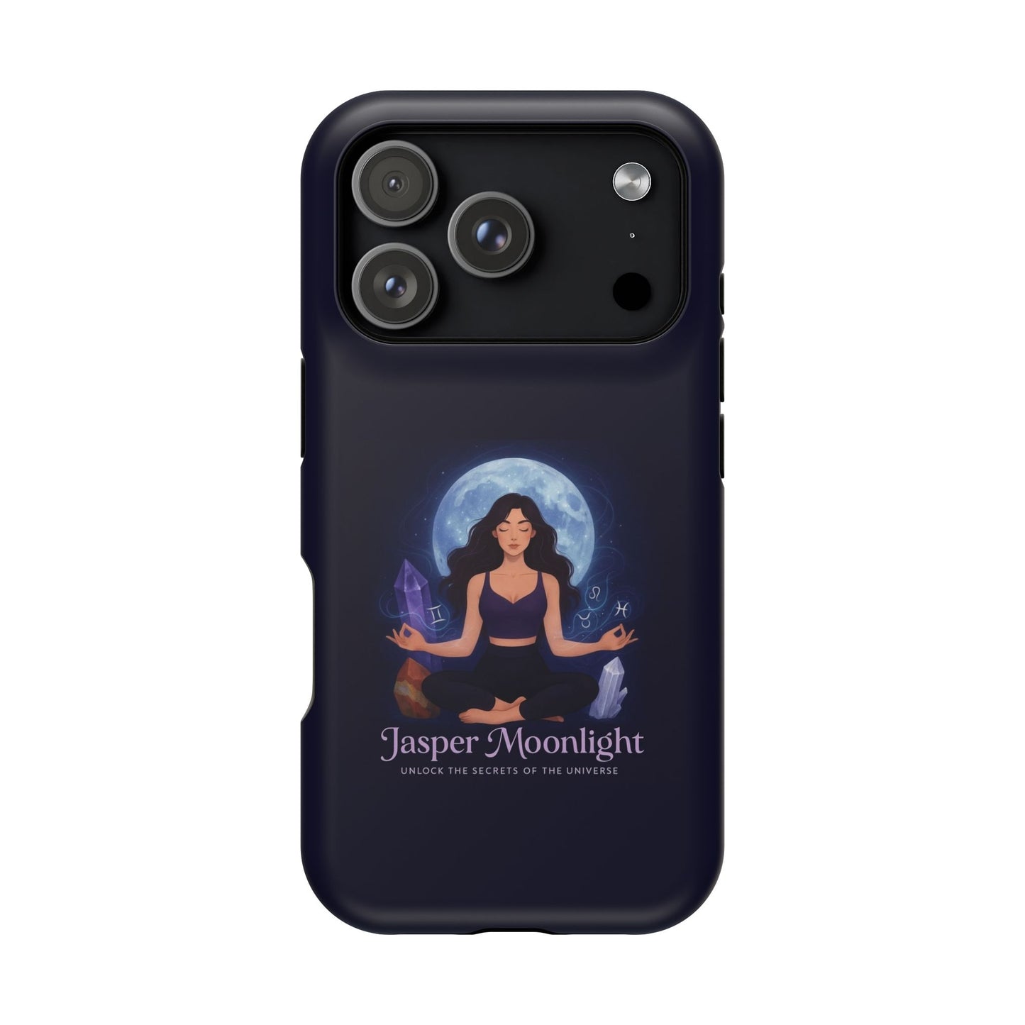 Moonlight Meditation Phone Case — Jasper Moonlight Spiritual Magnetic Impact-Resistant Case