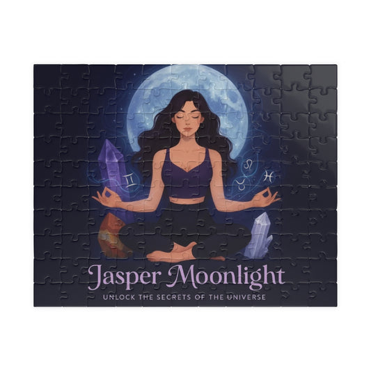 Moonlit Meditation Jigsaw Puzzle — Spiritual Crystal & Moon 252–1014 Piece