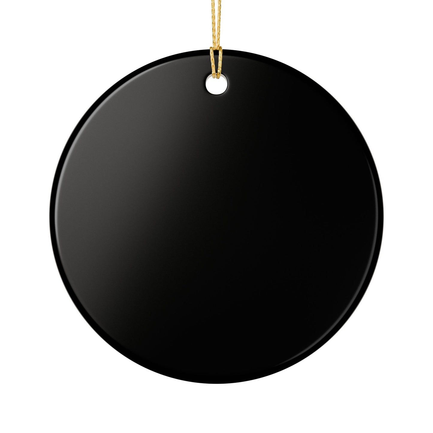 Moonlit Meditation Ceramic Ornament