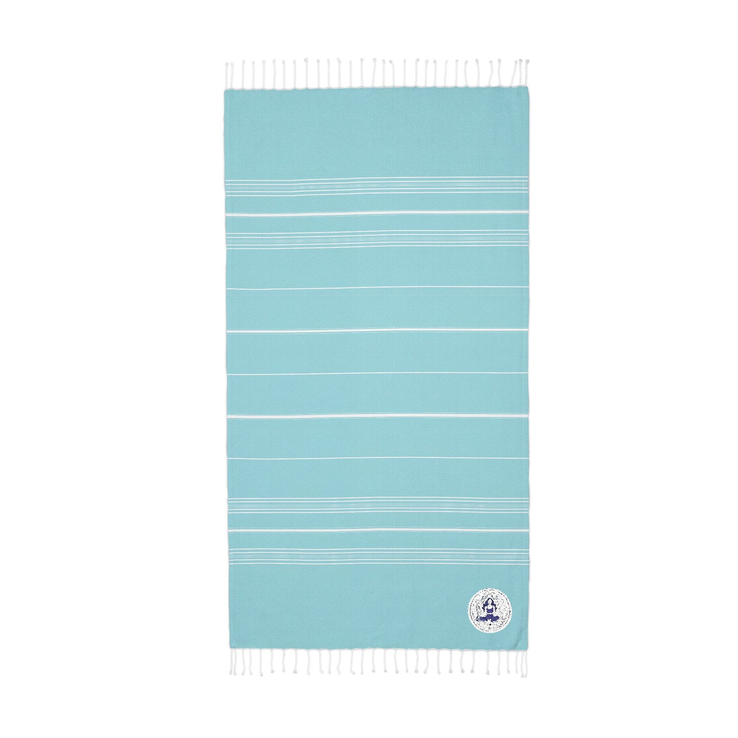 Embroidered Cali Striped Throw Blanket — Lightweight Fringe Beach & Home Blanket