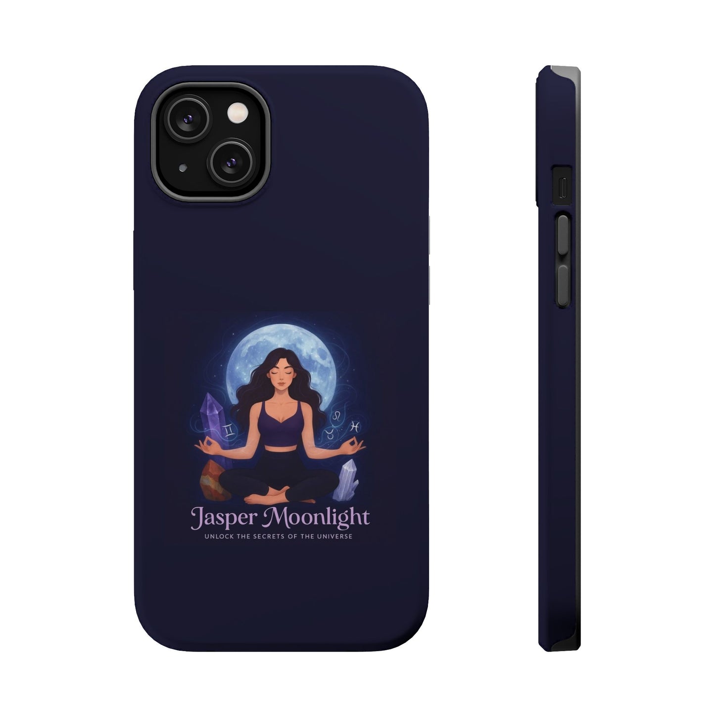 Moonlight Meditation Phone Case — Jasper Moonlight Spiritual Magnetic Impact-Resistant Case