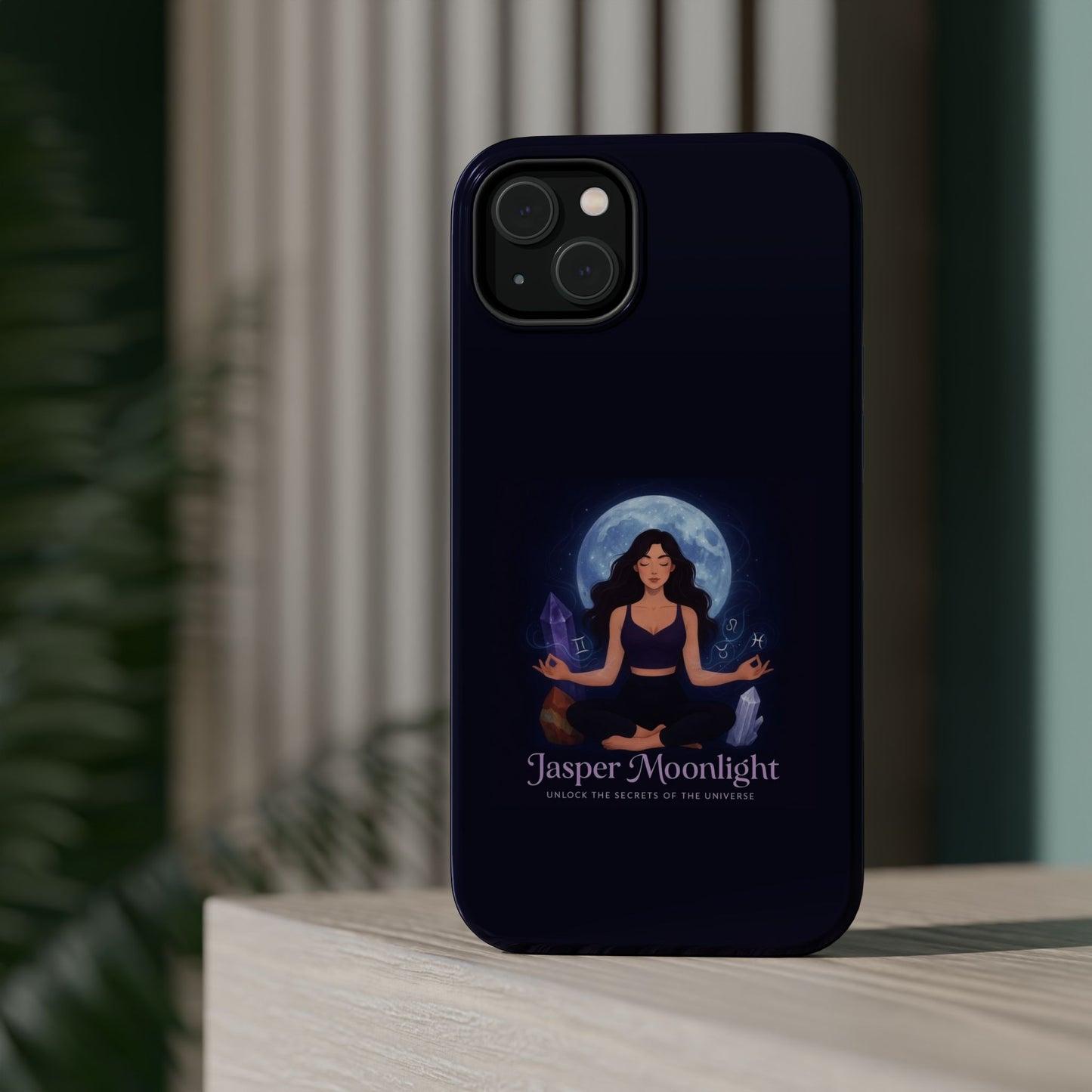 Moonlight Meditation Phone Case — Jasper Moonlight Spiritual Magnetic Impact-Resistant Case