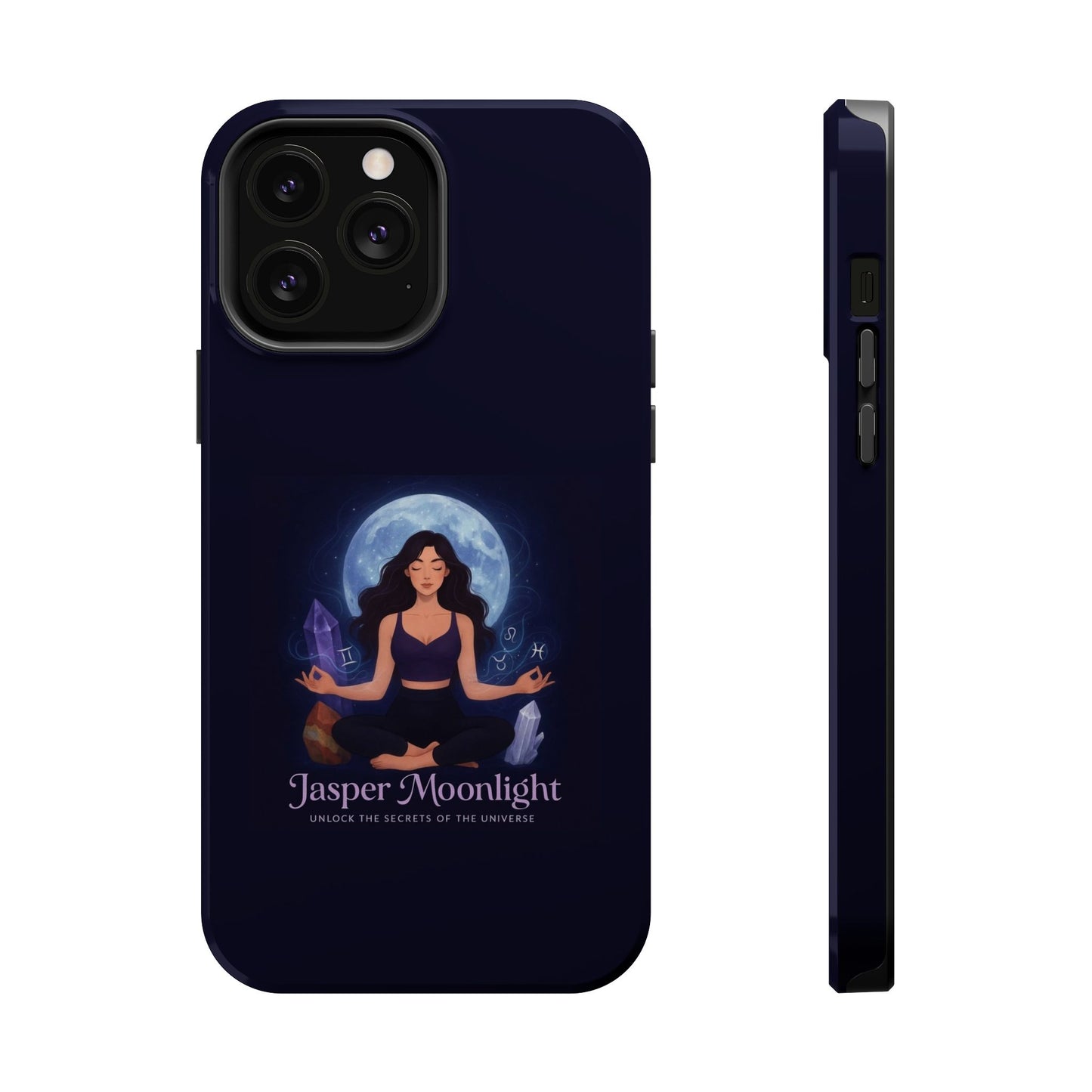 Moonlight Meditation Phone Case — Jasper Moonlight Spiritual Magnetic Impact-Resistant Case