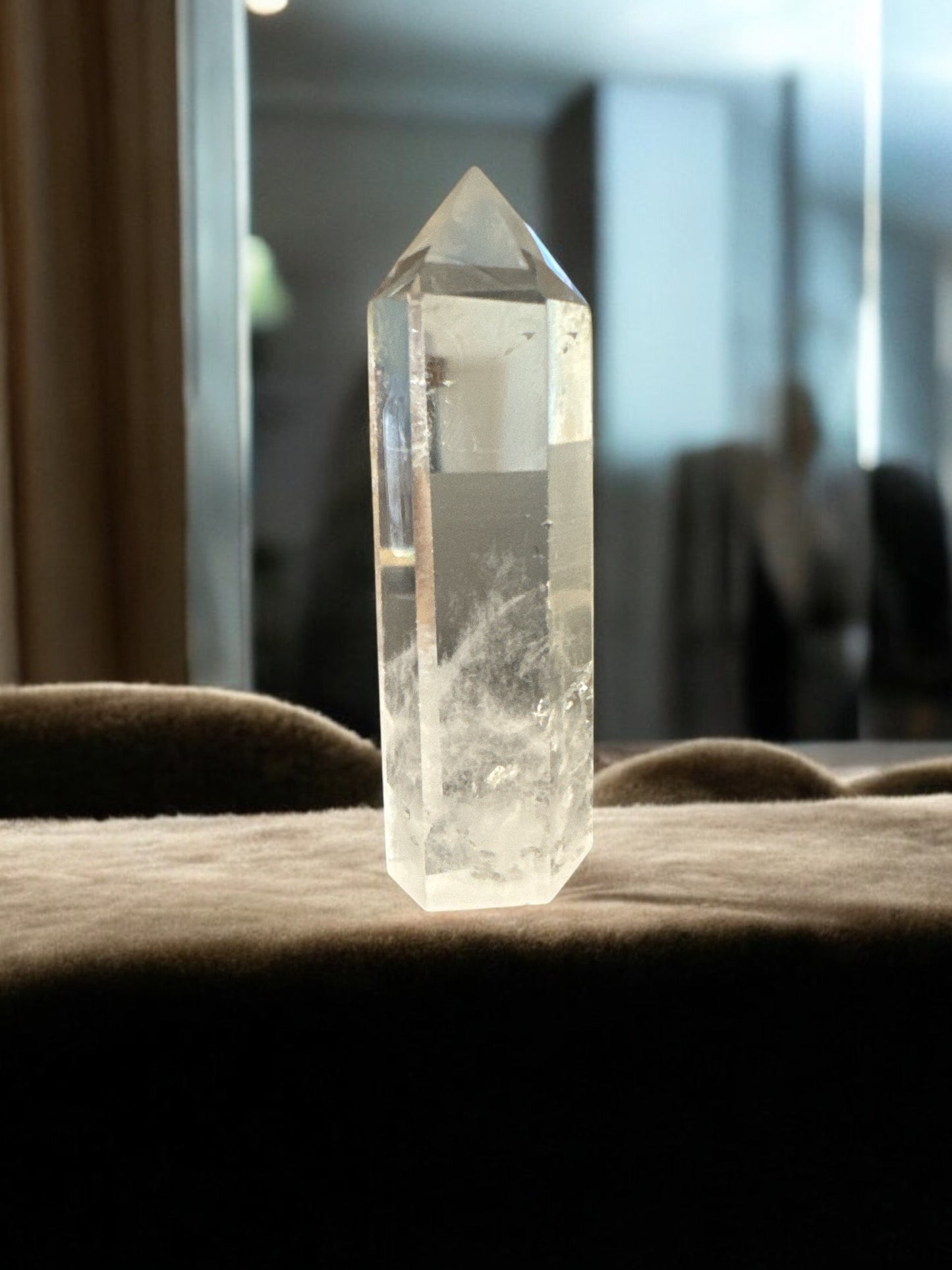 3.5” Clear Quartz Tower