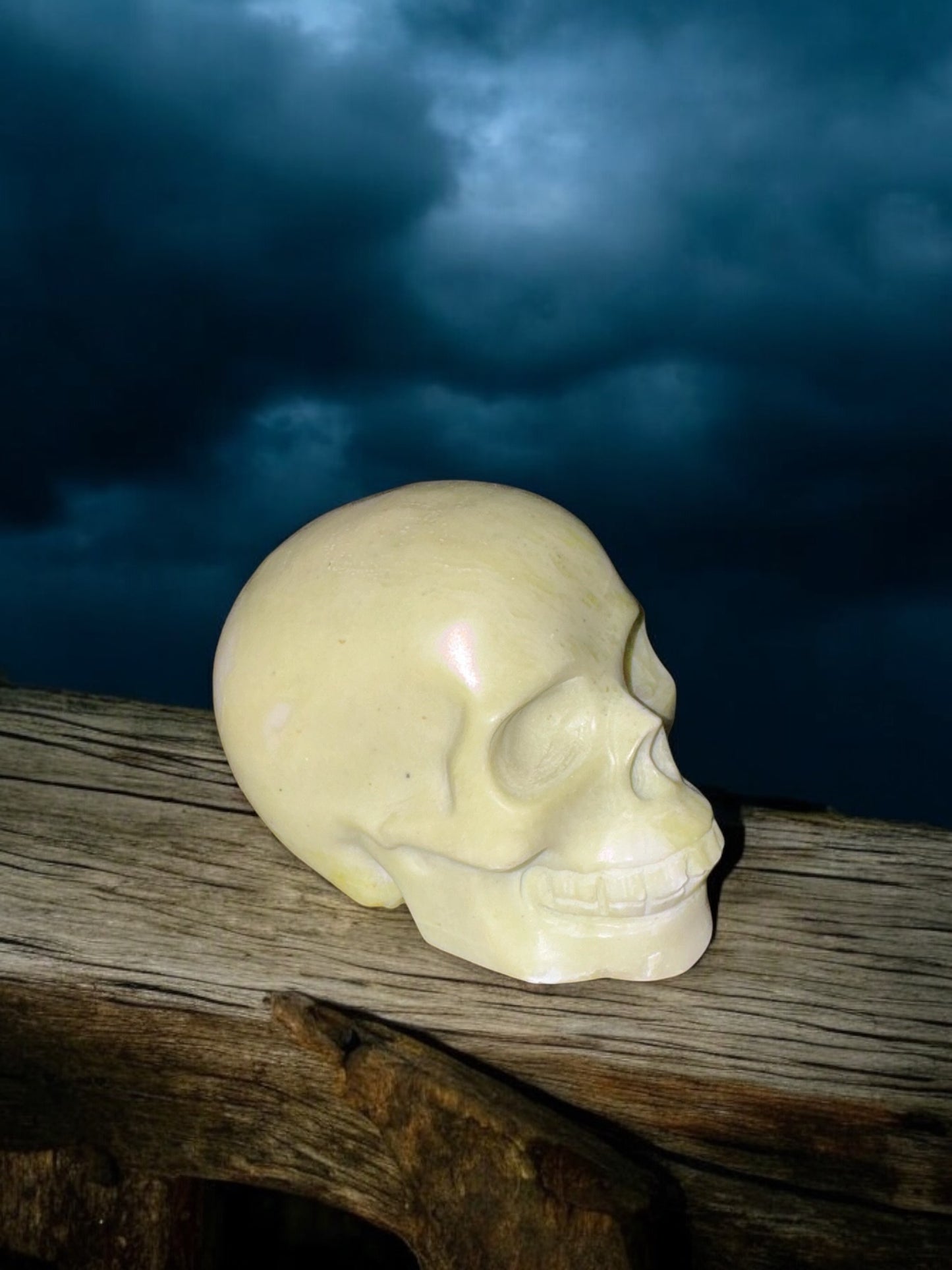 New Jade (Serpentine) Skull