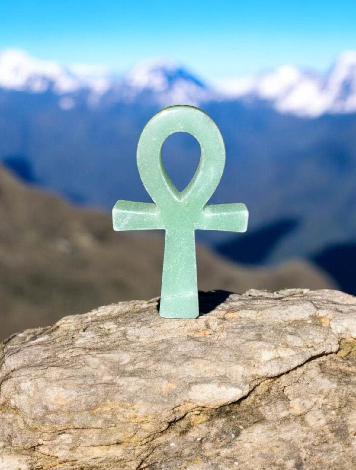 Green Aventurine Ankh