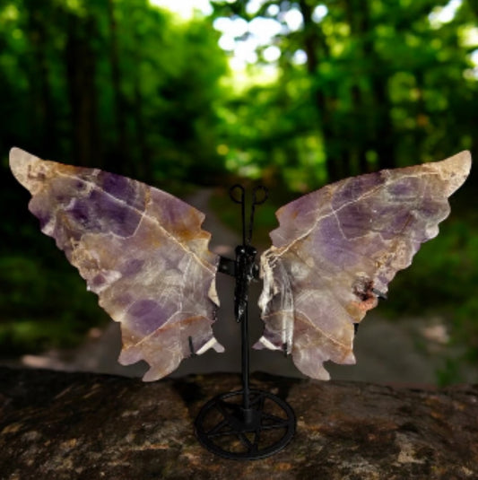 Amethyst Large Butterfly Wings