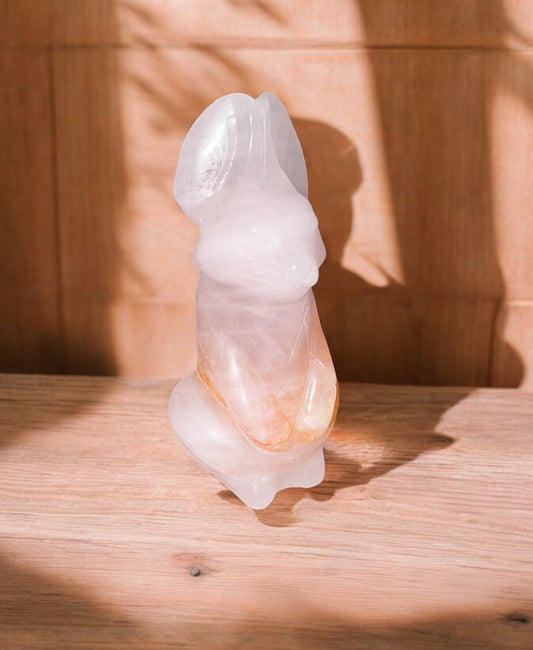 Rose Quartz Rabbit Penis