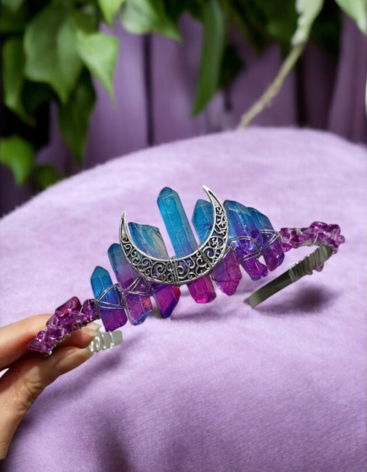 Amethyst Ombre Crystal Tiara *PREORDER*