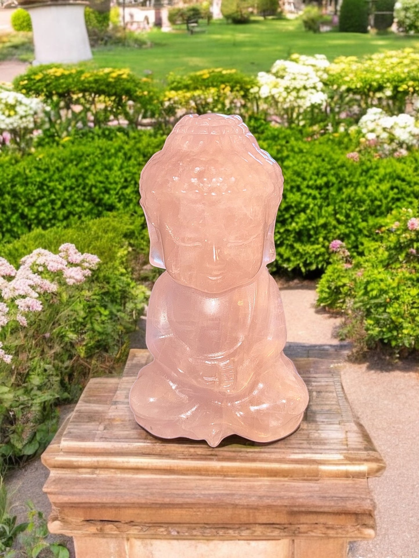 Rose Quartz Buddha