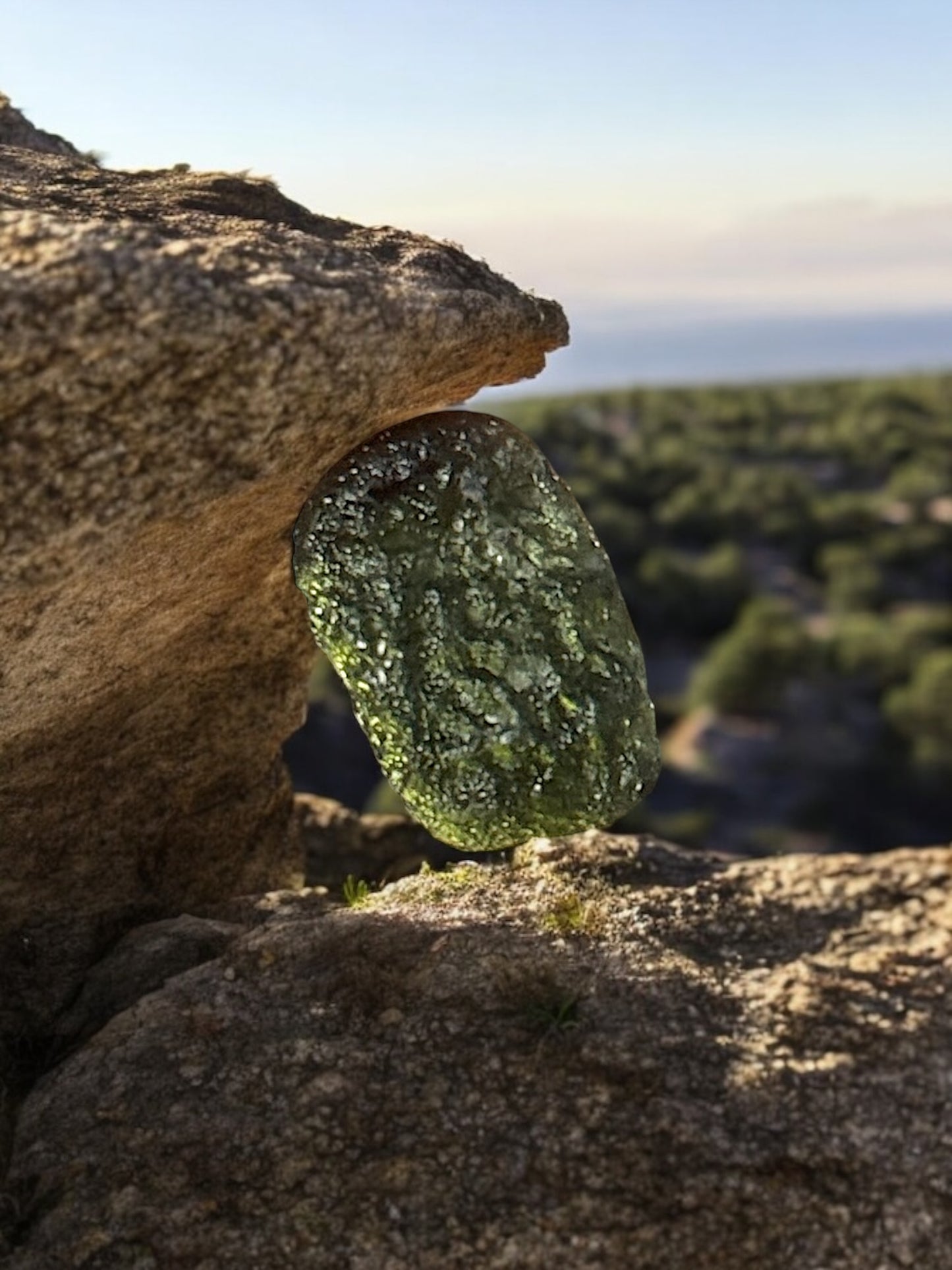 Genuine Moldavite – 4 Grams #D