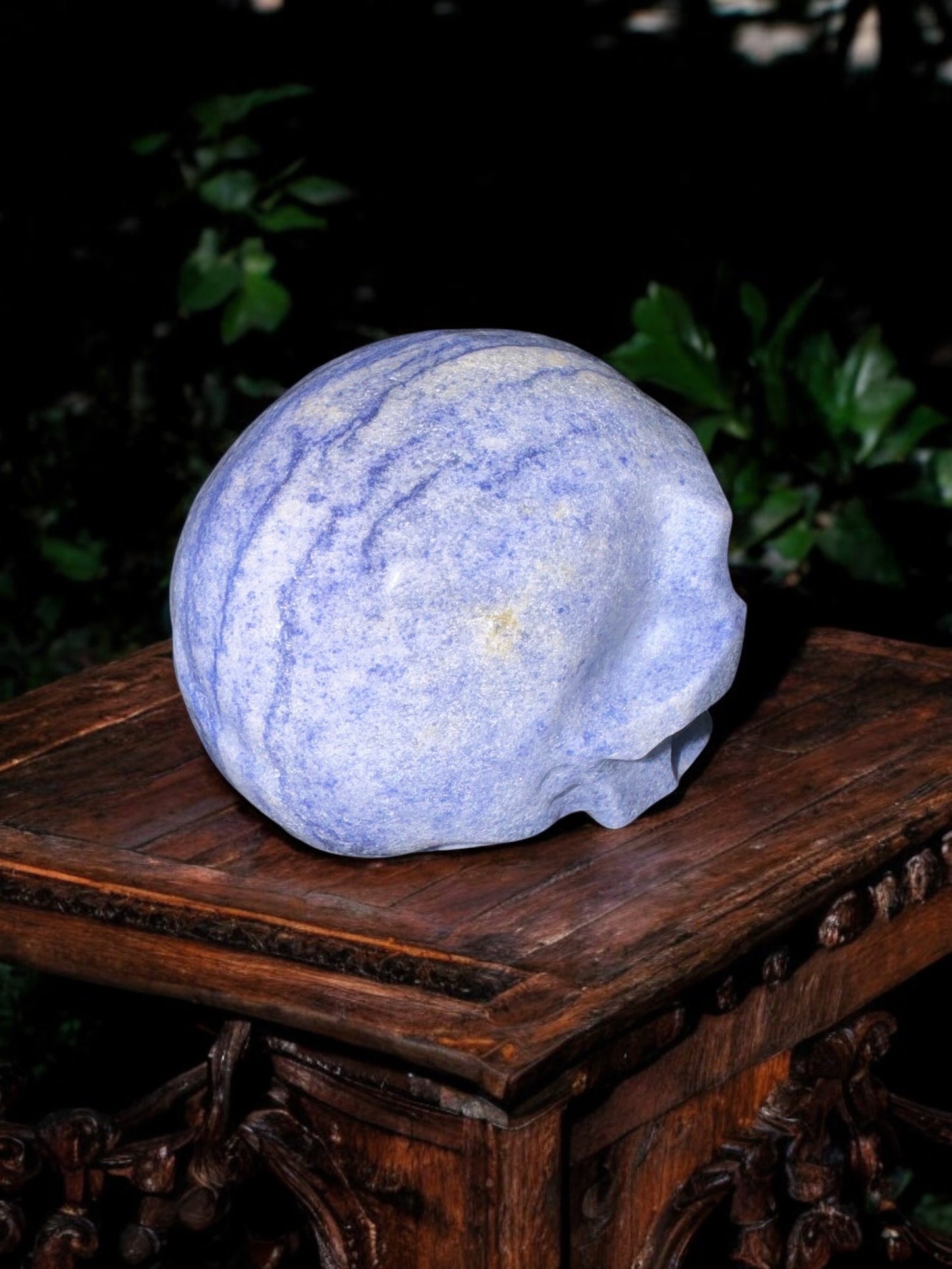 Blue Adventurine Skull