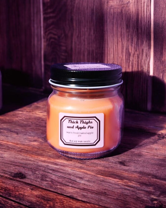 Thick Thighs and Apple Pie Soy Candle