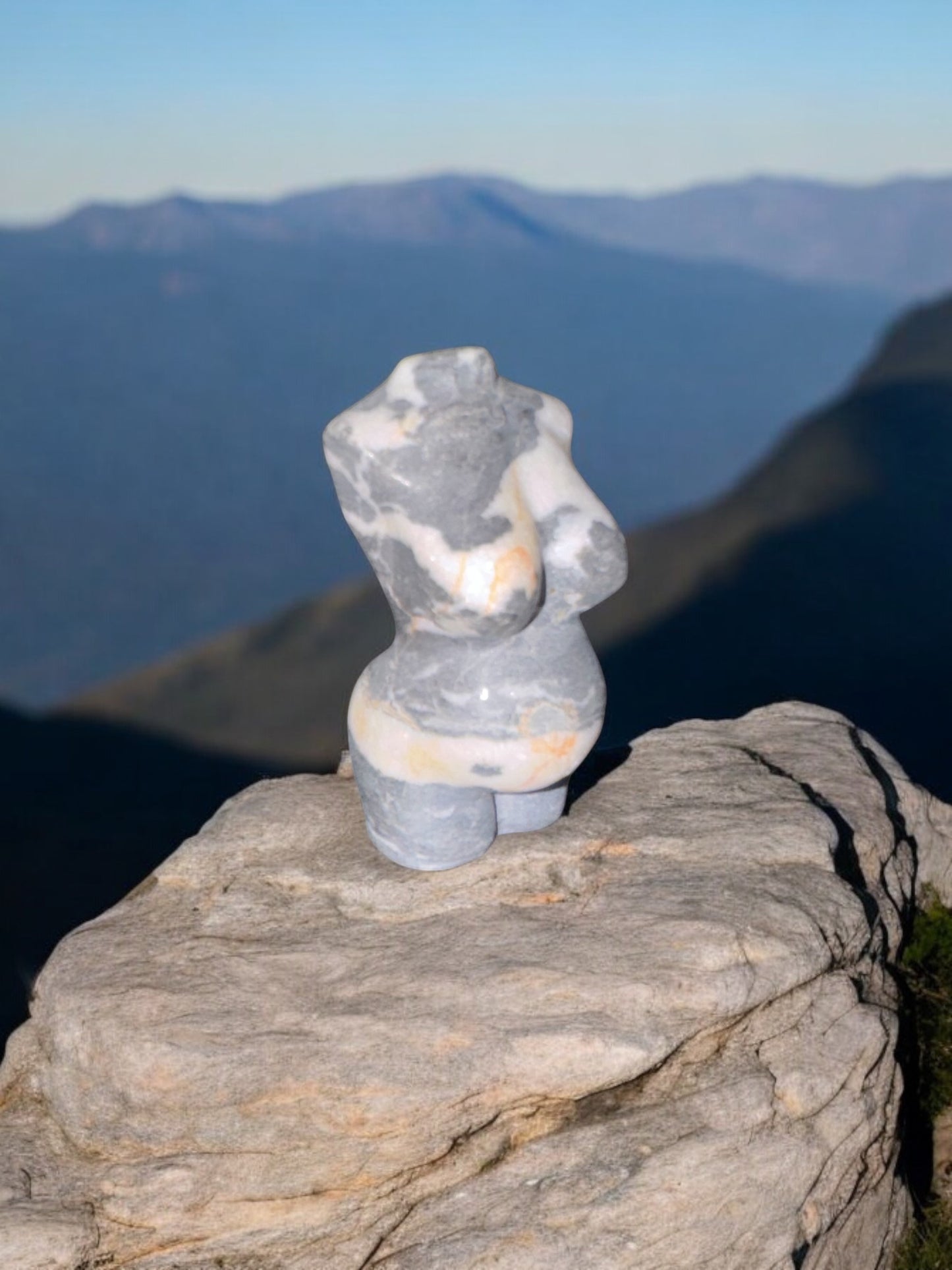 Zebra Jasper Pregnant Goddess Body