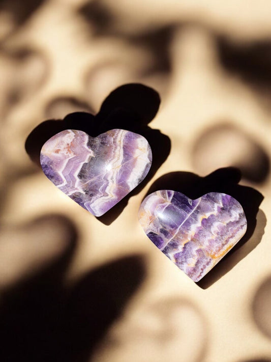 Dream Amethyst Hearts