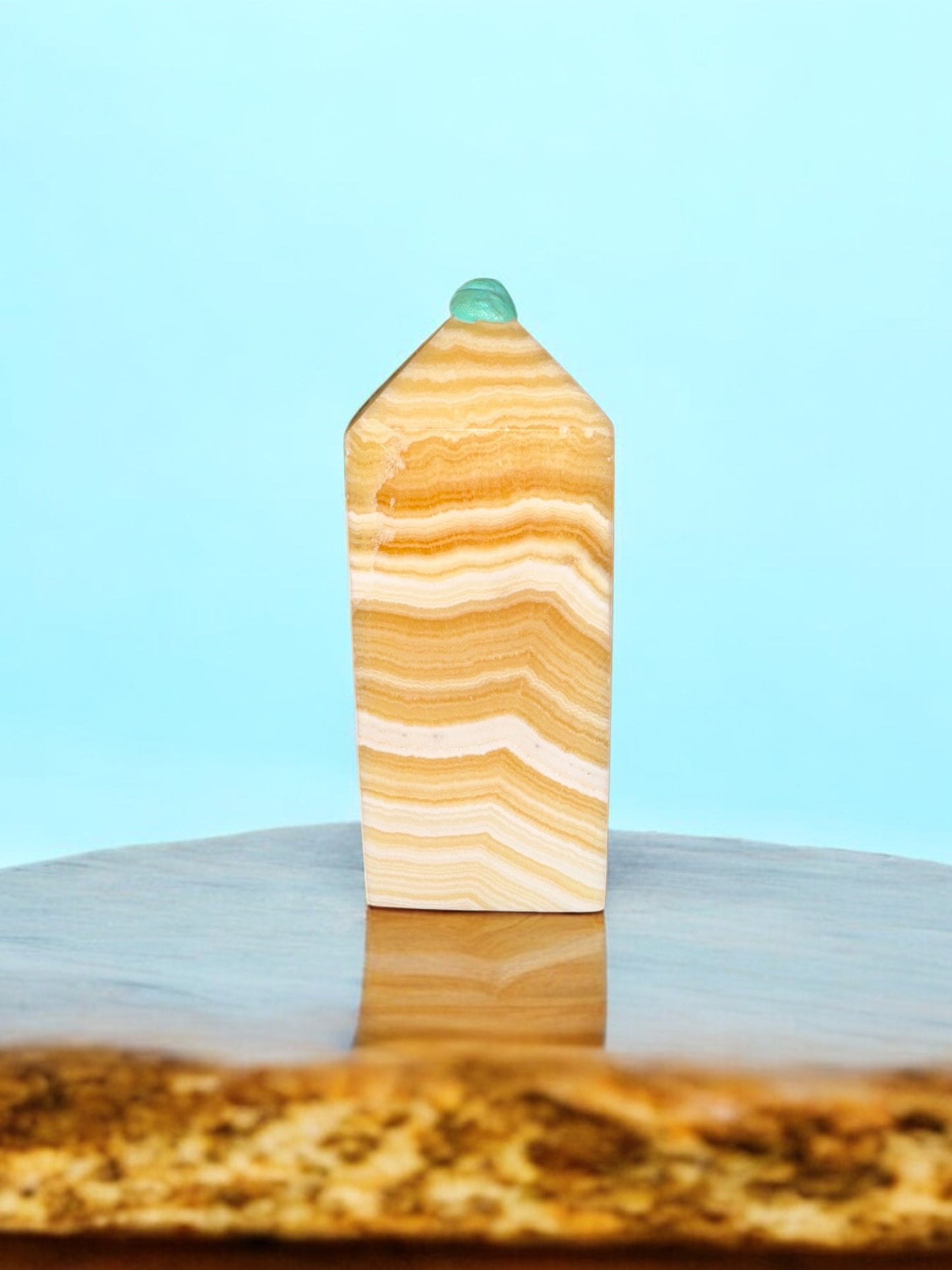 Yellow Calcite Tower