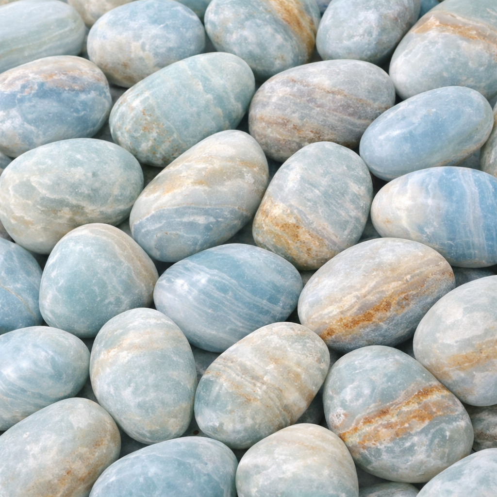 Blue Onyx Calcite Tumbles