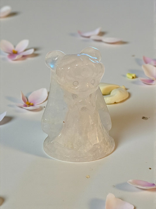 2” Clear Quartz Sailor Moon