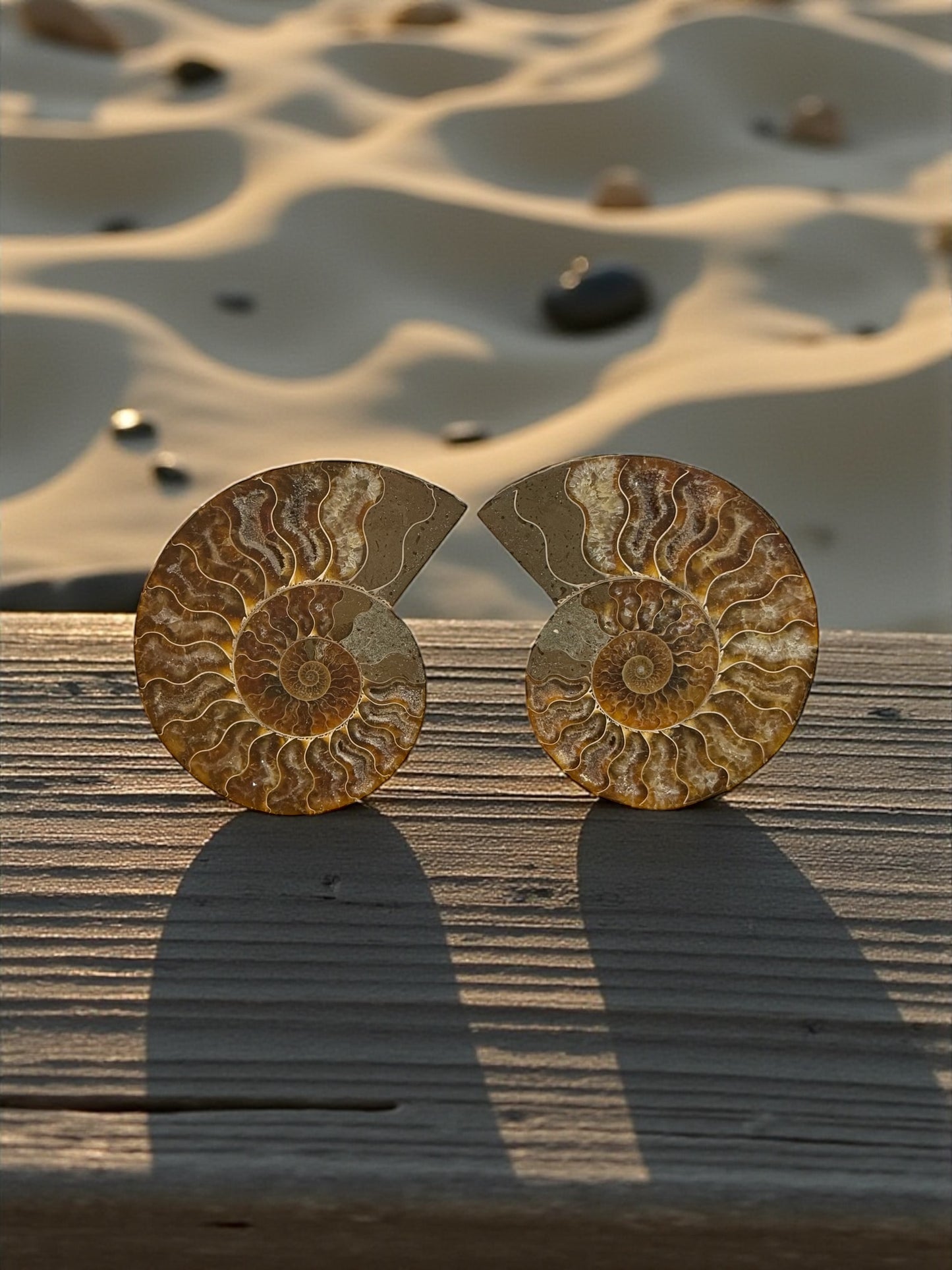 Ammonite Fossil Pair