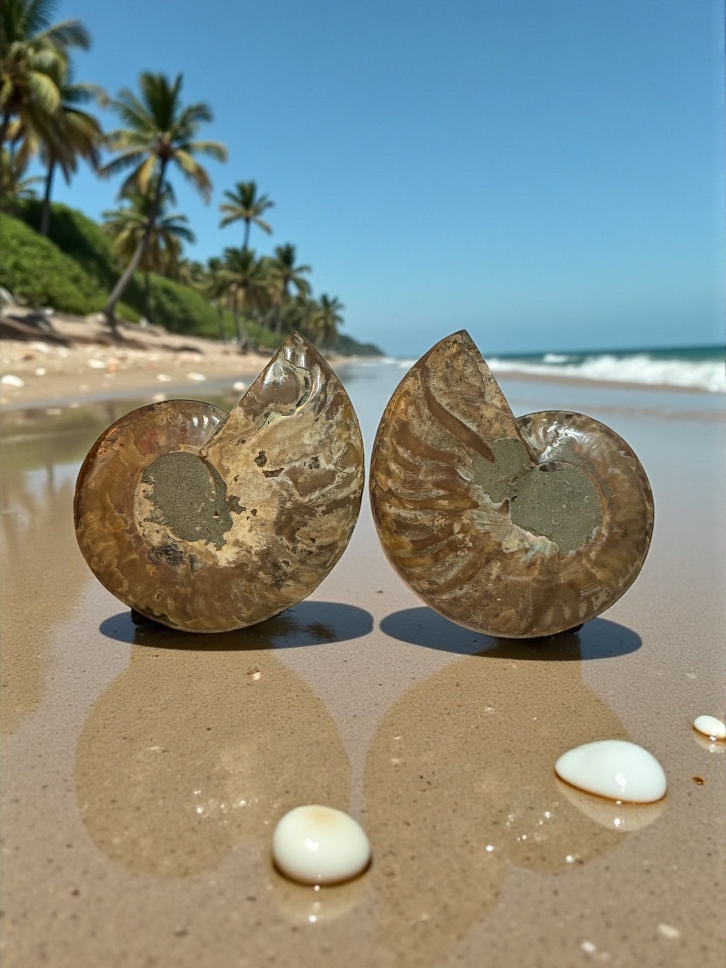 Ammonite Fossil Pair