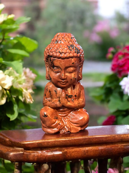 Mahogany Obsidian Buddha