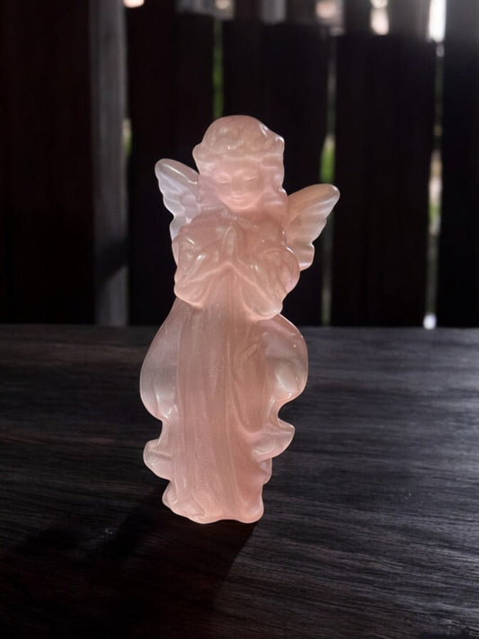 Pink Cats Eye Angel