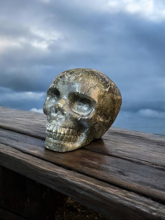 Labradorite Skull